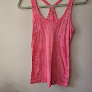 dELiA*s Vibrant Pink Ribbed Tank Top